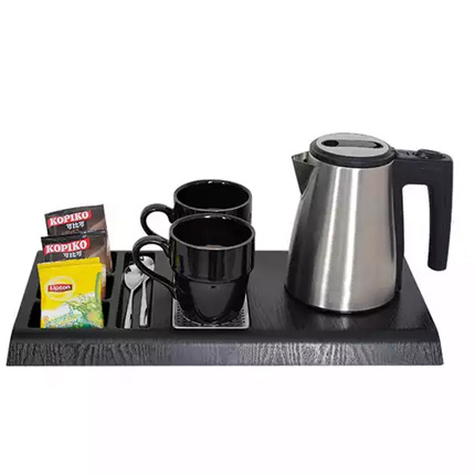 TRAY-G hotel room electric Hervidor with welcome trays set